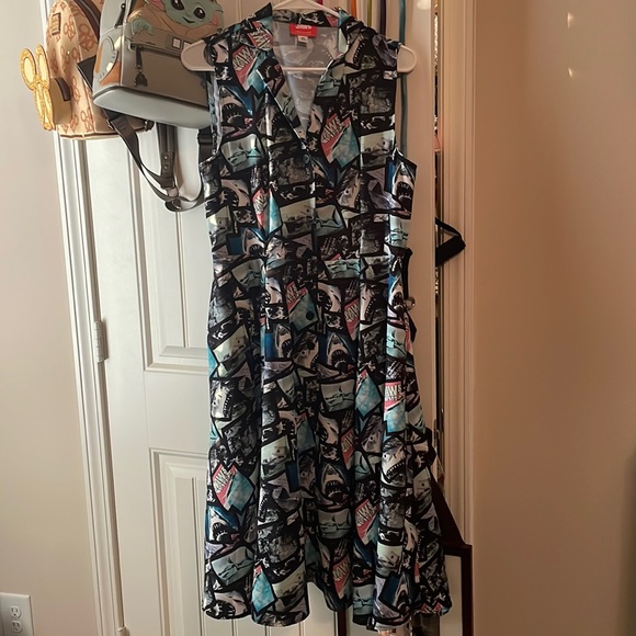 Unique Vintage x Jaws Swing dress - Picture 2 of 6